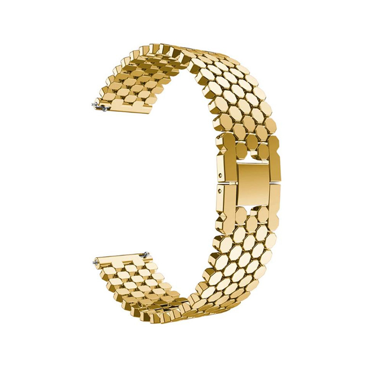 بند ساعت هوشمند سامسونگ Galaxy Watch 6 - 5 - 4 اپیکوی مدل StainLessBee-20mm-طلایی