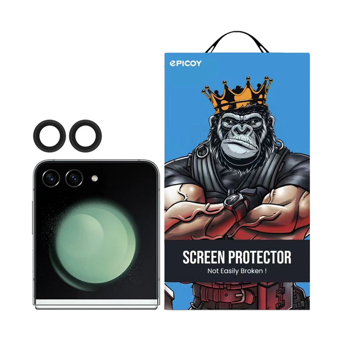 محافظ لنز دوربین گوشی سامسونگ Galaxy Z Flip 4 - 5 اپیکوی مدل HD-ColorLenz-مشکی محافظ لنز دوربین گوشی سامسونگ Galaxy Z Flip 4 - 5 اپیکوی مدل HD-ColorLenz-مشکی