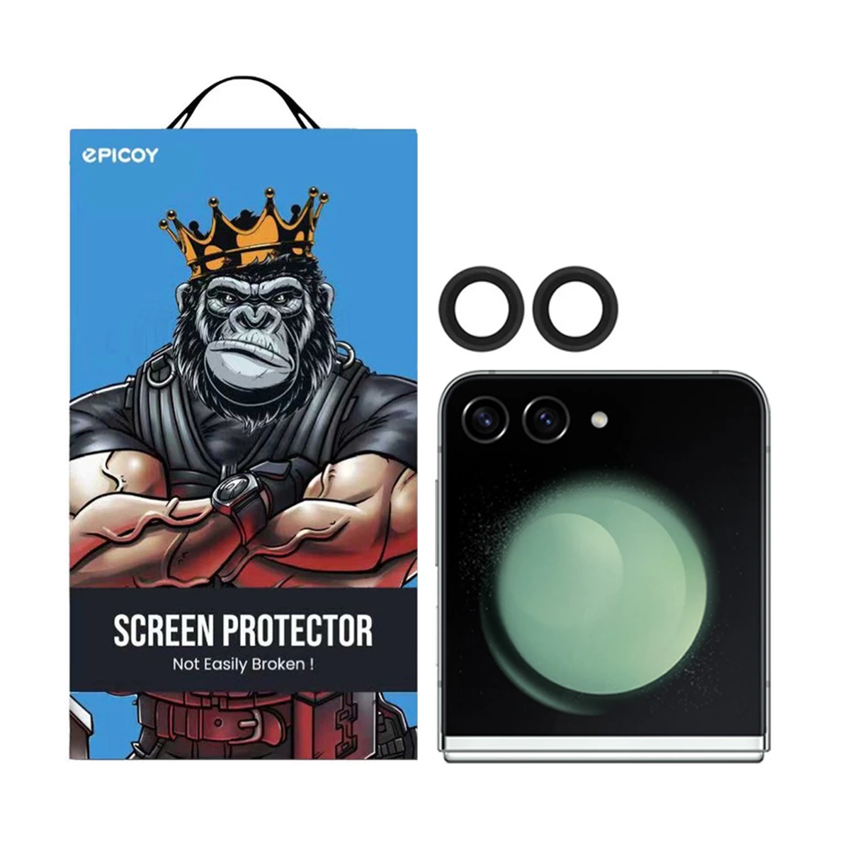 محافظ لنز دوربین گوشی سامسونگ Galaxy Z Flip 5 اپیکوی مدل HD-ColorLenz-نقرهای محافظ لنز دوربین گوشی سامسونگ Galaxy Z Flip 5 اپیکوی مدل HD-ColorLenz-نقرهای