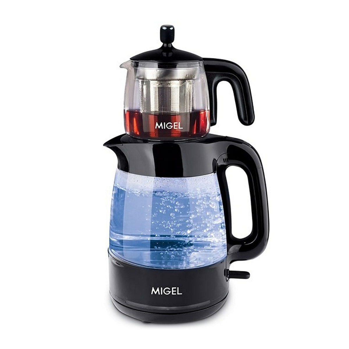 چای‌ ساز میگل مدل GTS 070 قوری شیشه ای