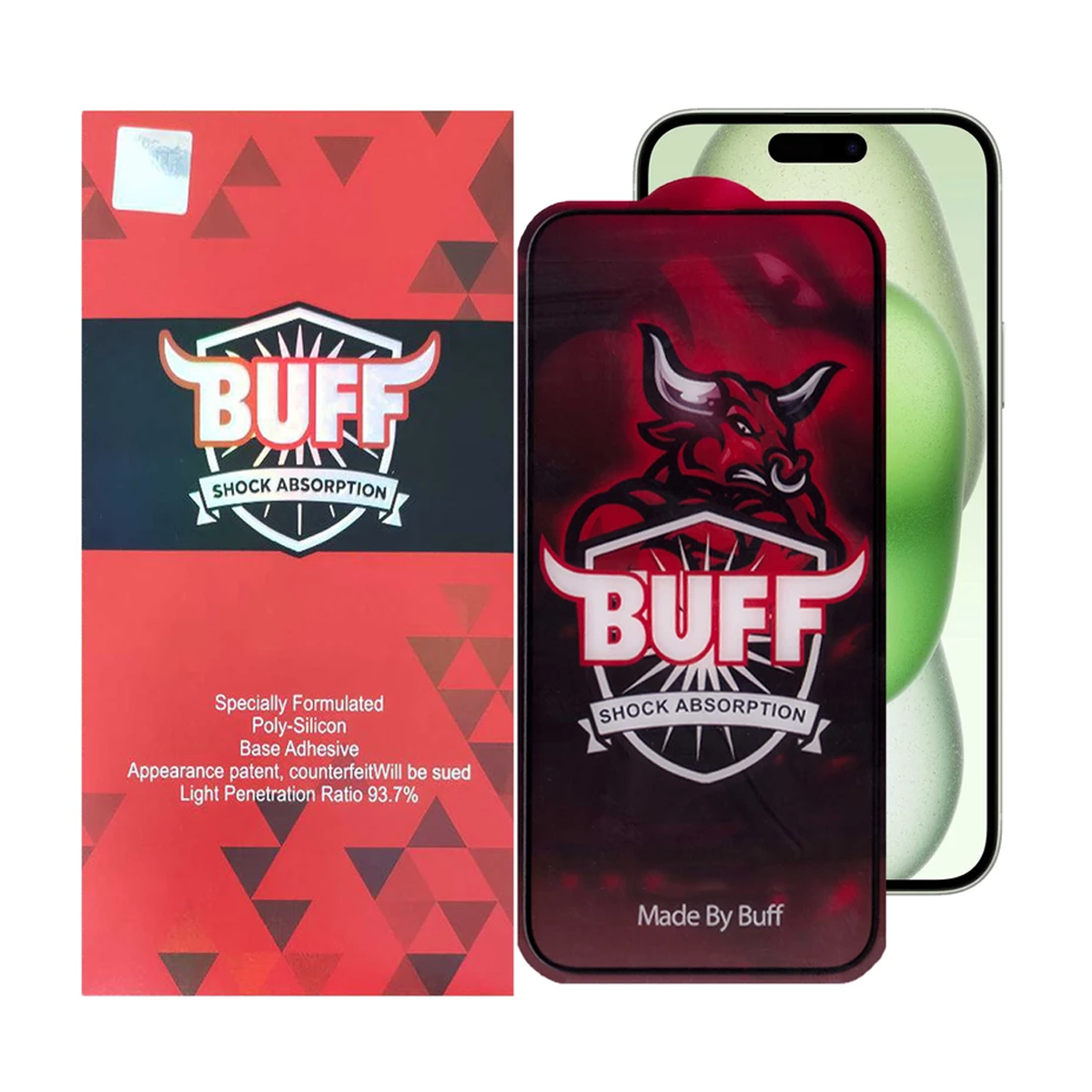 گلس گوشی اپل iPhone 15 Plus بوف مدل Crystal Pro-مشکی گلس گوشی اپل iPhone 15 Plus بوف مدل Crystal Pro-مشکی