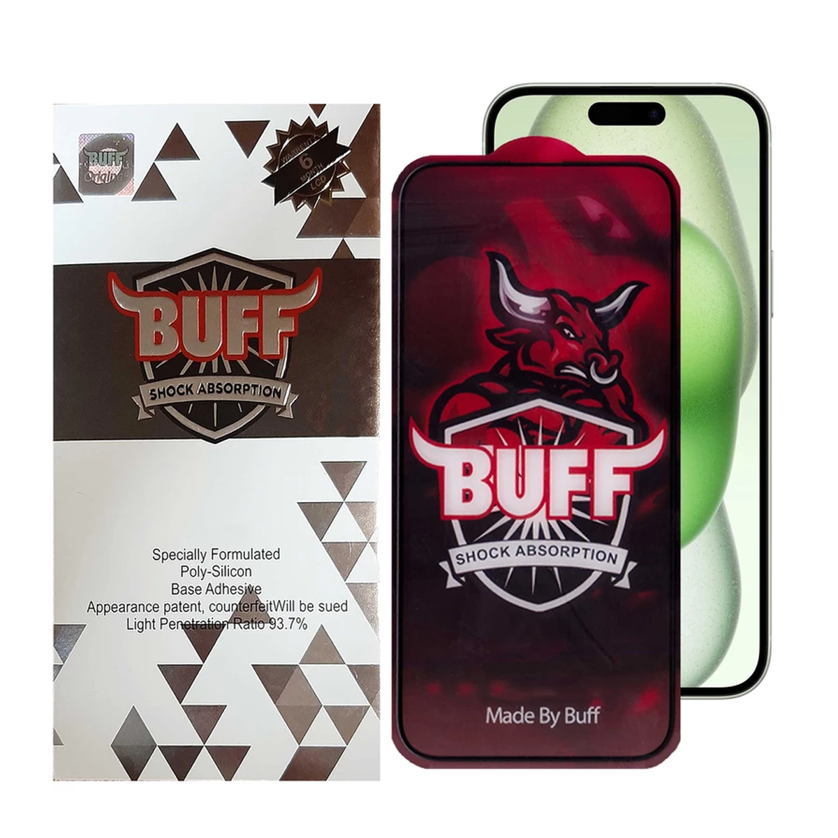 گلس گوشی اپل iPhone 15 Plus بوف مدل Crystal Pro-G-مشکی گلس گوشی اپل iPhone 15 Plus بوف مدل Crystal Pro-G-مشکی