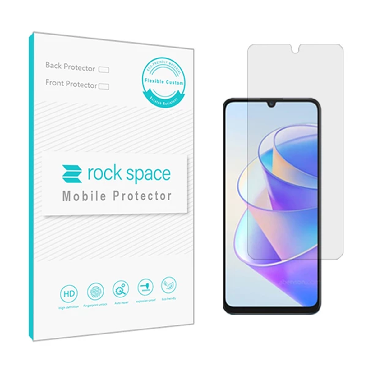 گلس گوشی آنر X7a راک اسپیس مدل Hydrogel HGL    گلس گوشی آنر X7a راک اسپیس مدل Hydrogel HGL