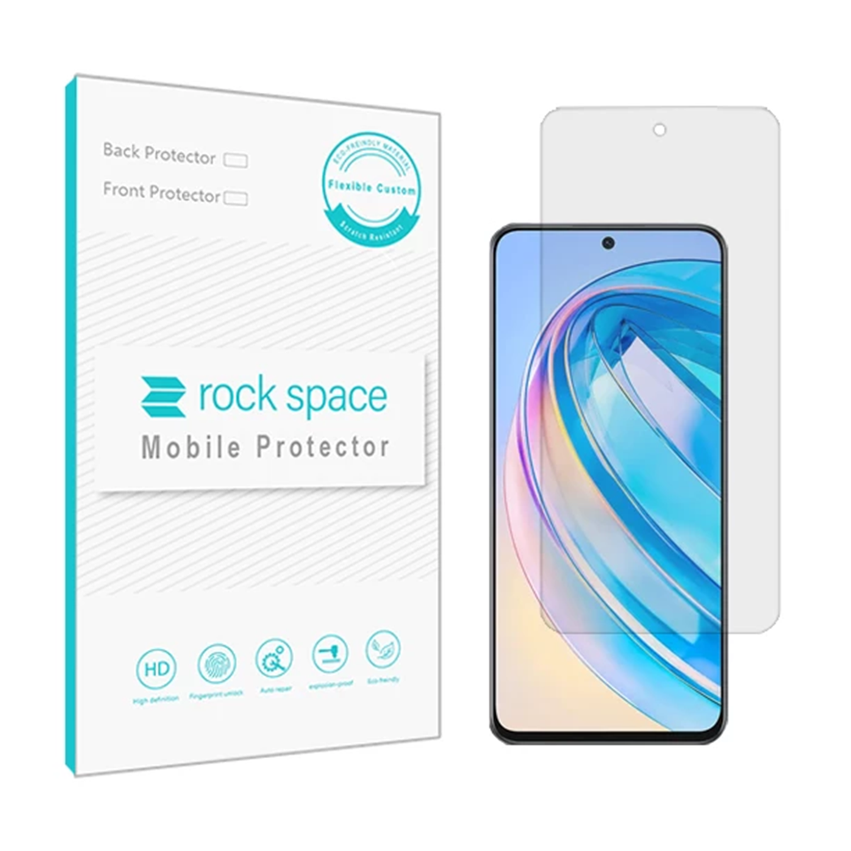 گلس گوشی آنر X8a راک اسپیس مدل Hydrogel HGL   گلس گوشی آنر X8a راک اسپیس مدل Hydrogel HGL