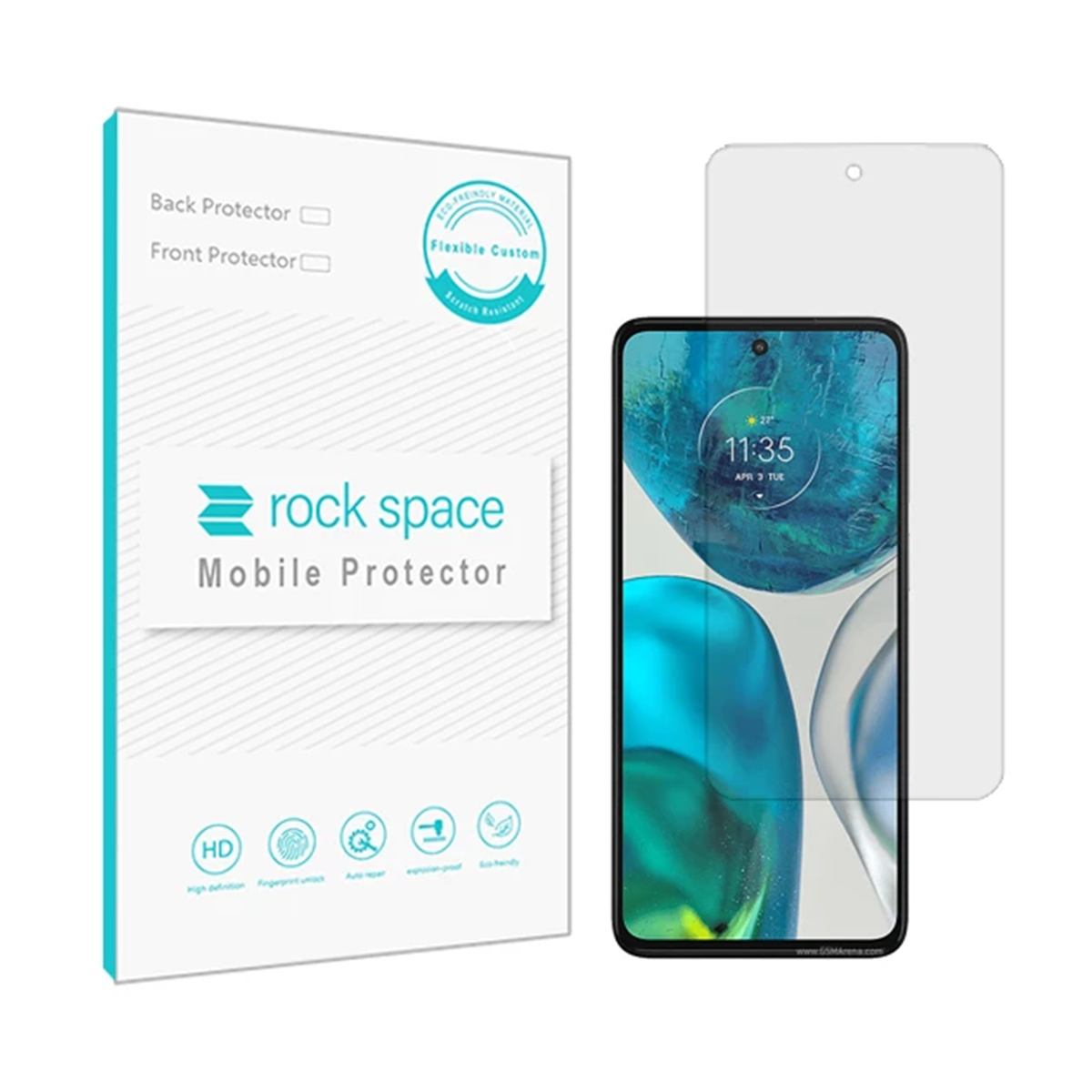 گلس گوشی موتورولا Moto G52 راک اسپیس مدل Hydrogel HGL  گلس گوشی موتورولا Moto G52 راک اسپیس مدل Hydrogel HGL