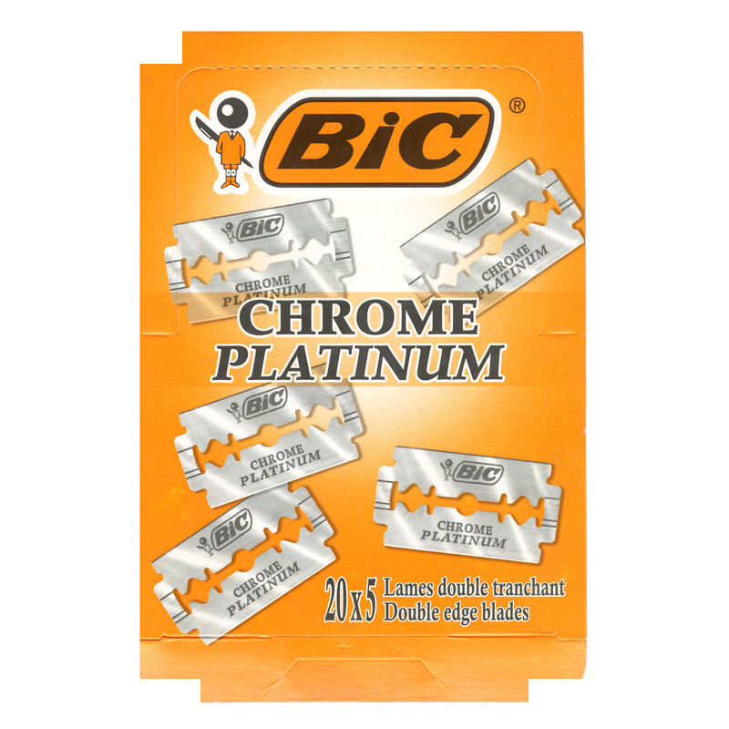 تیغ یدک بیک مدل Double Edge بیست بسته 5 عددی