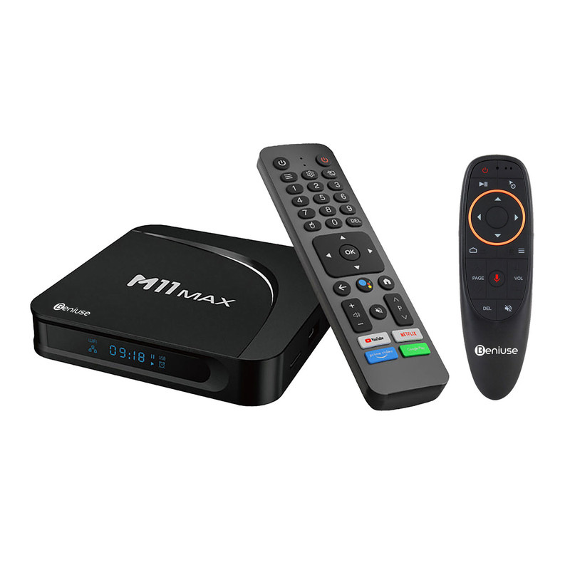 اندرویدباکس بنیوس مدل M11 Max به همراه ایرموس بنیوس اندرویدباکس بنیوس مدل M11 Max به همراه ایرموس بنیوس