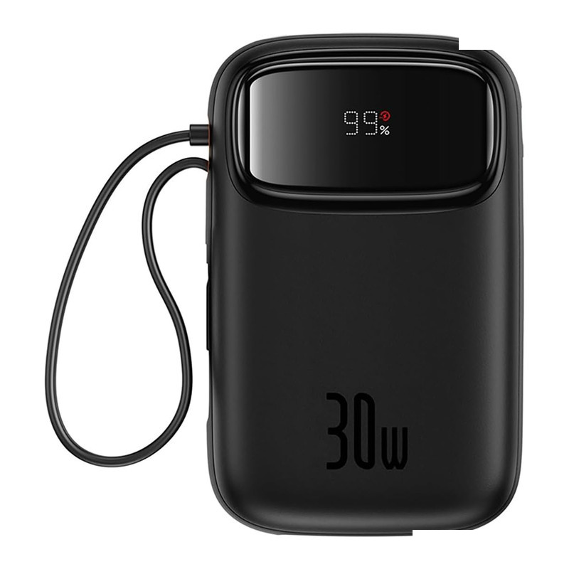 پاوربانک 30 وات بیسوس مدل QPow2 PPQD4-10C ظرفیت 10000 میلی آمپر ساعت پاوربانک 30 وات بیسوس مدل QPow2 PPQD4-10C ظرفیت 10000 میلی آمپر ساعت