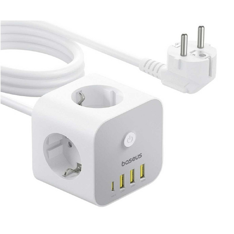 شارژر رومیزی 20 وات 4 پورت بیسوس مدل PowerCombo Cube 20w S321A شارژر رومیزی 20 وات 4 پورت بیسوس مدل PowerCombo Cube 20w S321A