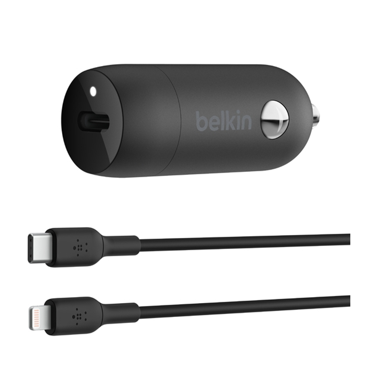 شارژر فندکی بلکین مدل CCA004bt توان 30 وات به همراه کابل USB-C به لایتنینگلایتنینگ-مشکی شارژر فندکی بلکین مدل CCA004bt توان 30 وات به همراه کابل USB-C به لایتنینگلایتنینگ-مشکی