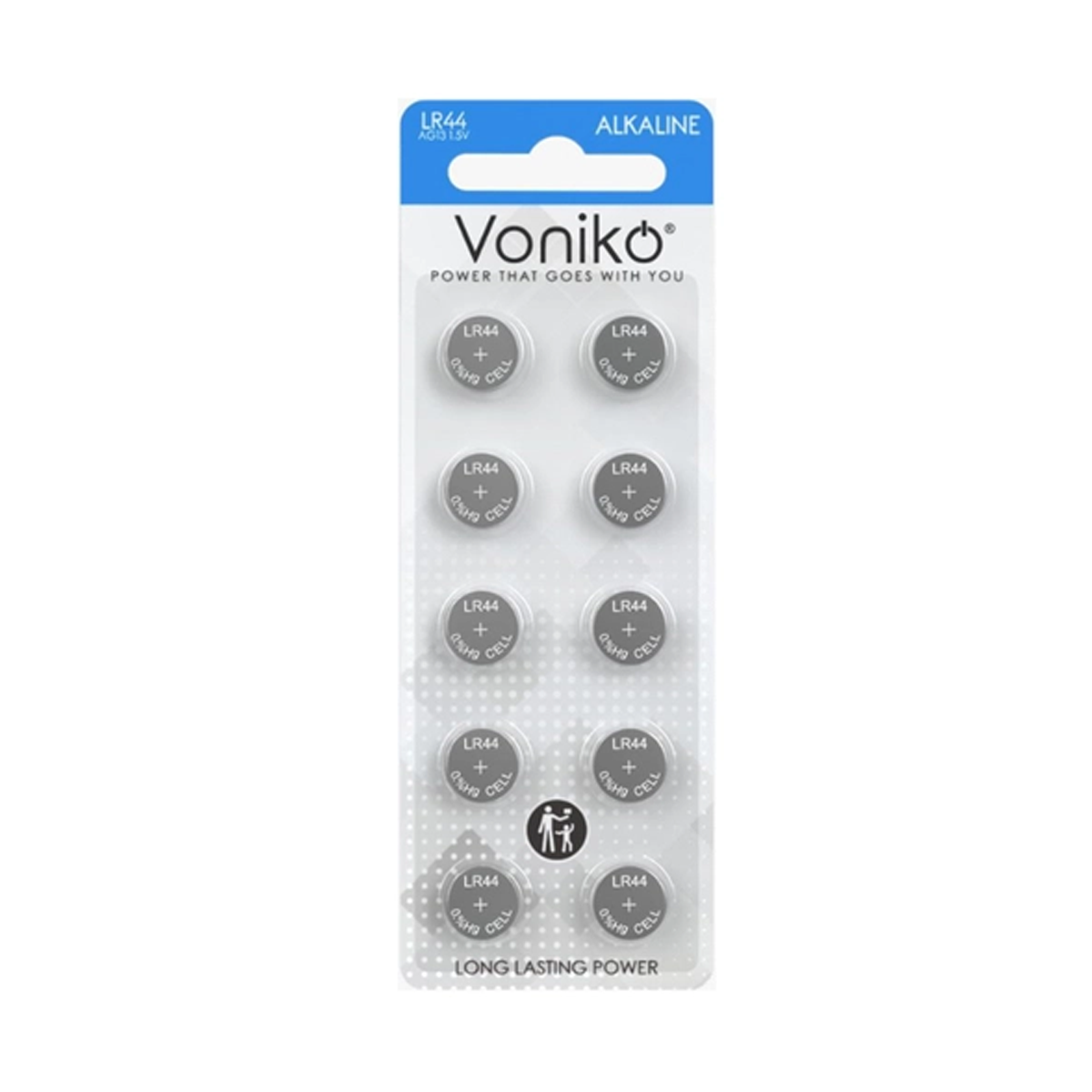 باتری سکه ای ونیکو مدل LR44 بسته 10 عددی