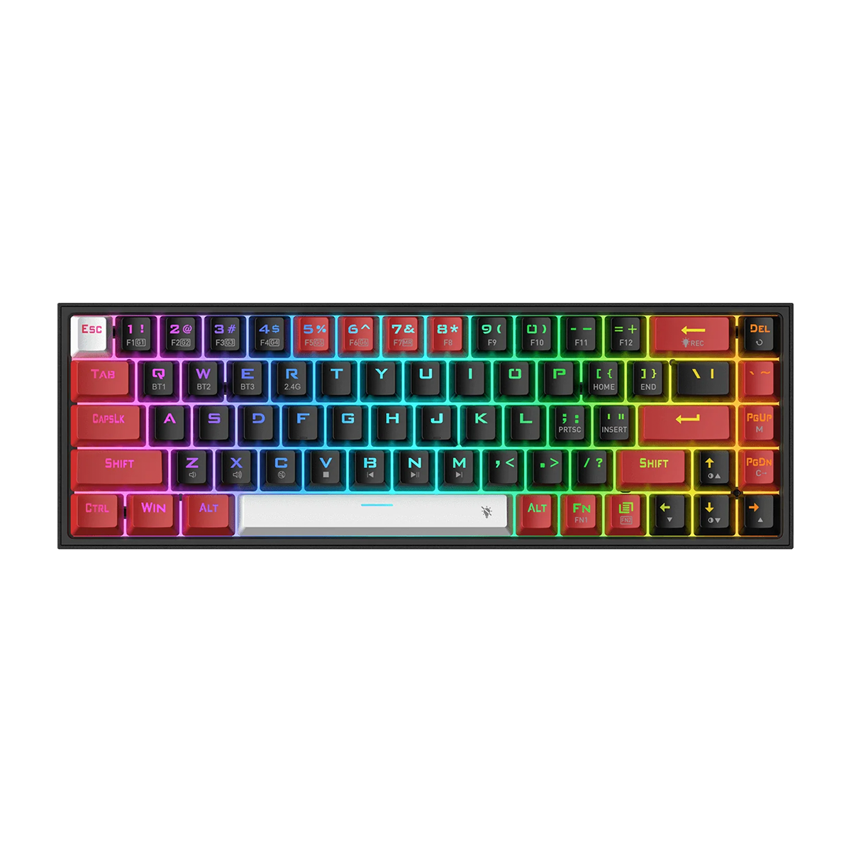 کیبورد گیمینگ ردراگون مدل Castor K631 PRO RGB BRW سوئیچ قرمز کیبورد گیمینگ ردراگون مدل Castor K631 PRO RGB BRW سوئیچ قرمز