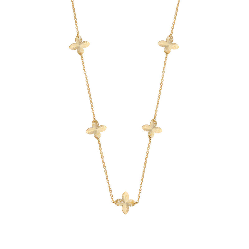 گردنبند طلا 18 عیار زنانه ماوی گالری مدل روبرتو الحمبرا 5 گردنبند طلا 18 عیار زنانه ماوی گالری مدل روبرتو الحمبرا 5