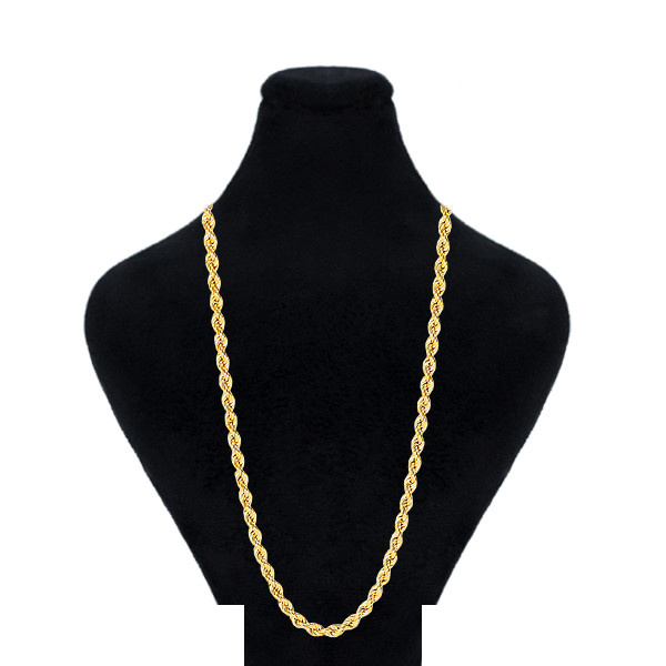 گردنبند طلا 18 عیار زنانه ماوی گالری مدل طنابی 3 گردنبند طلا 18 عیار زنانه ماوی گالری مدل طنابی 3