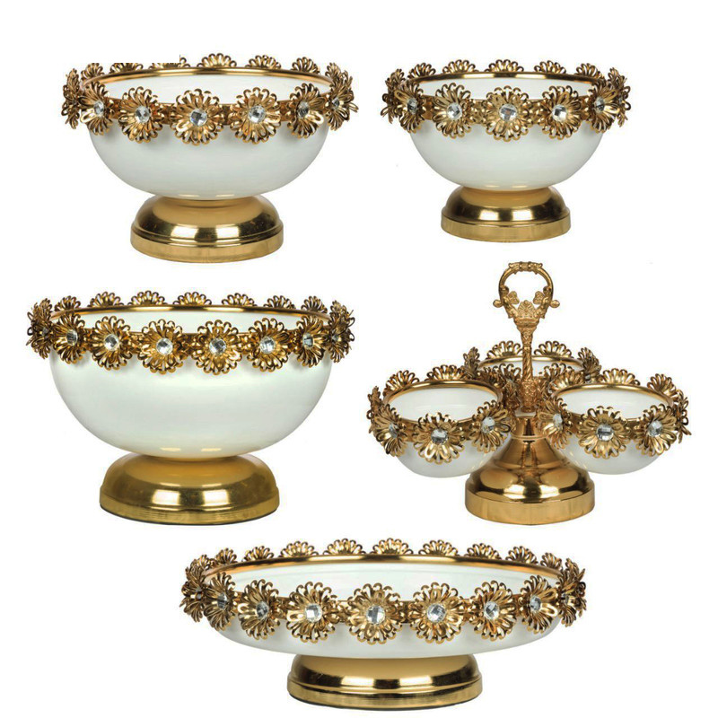 ست پذیرایی پنچ پارچه چشمه نور مدل B8086/WT-G ست پذیرایی پنچ پارچه چشمه نور مدل B8086/WT-G