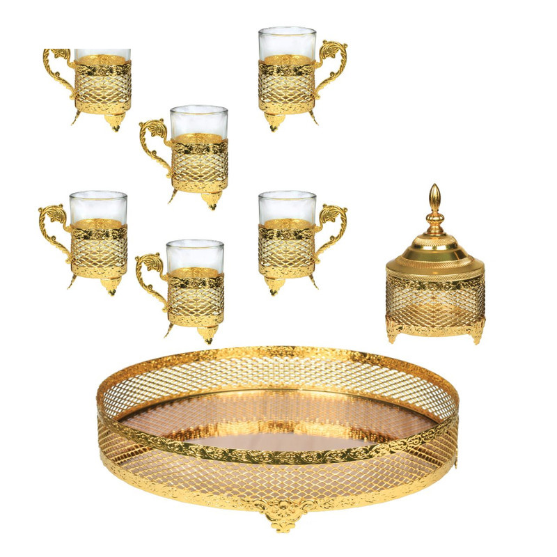 سرویس چای خوری 8 پارچه مدل B8087-G