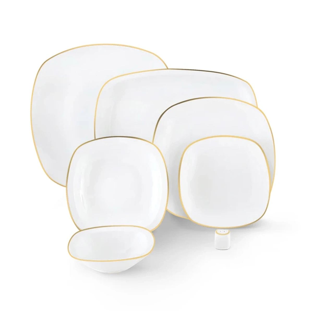 سرویس 27 پارچه چینی زرین ایران سری کواترو مدل Zarin درجه عالی