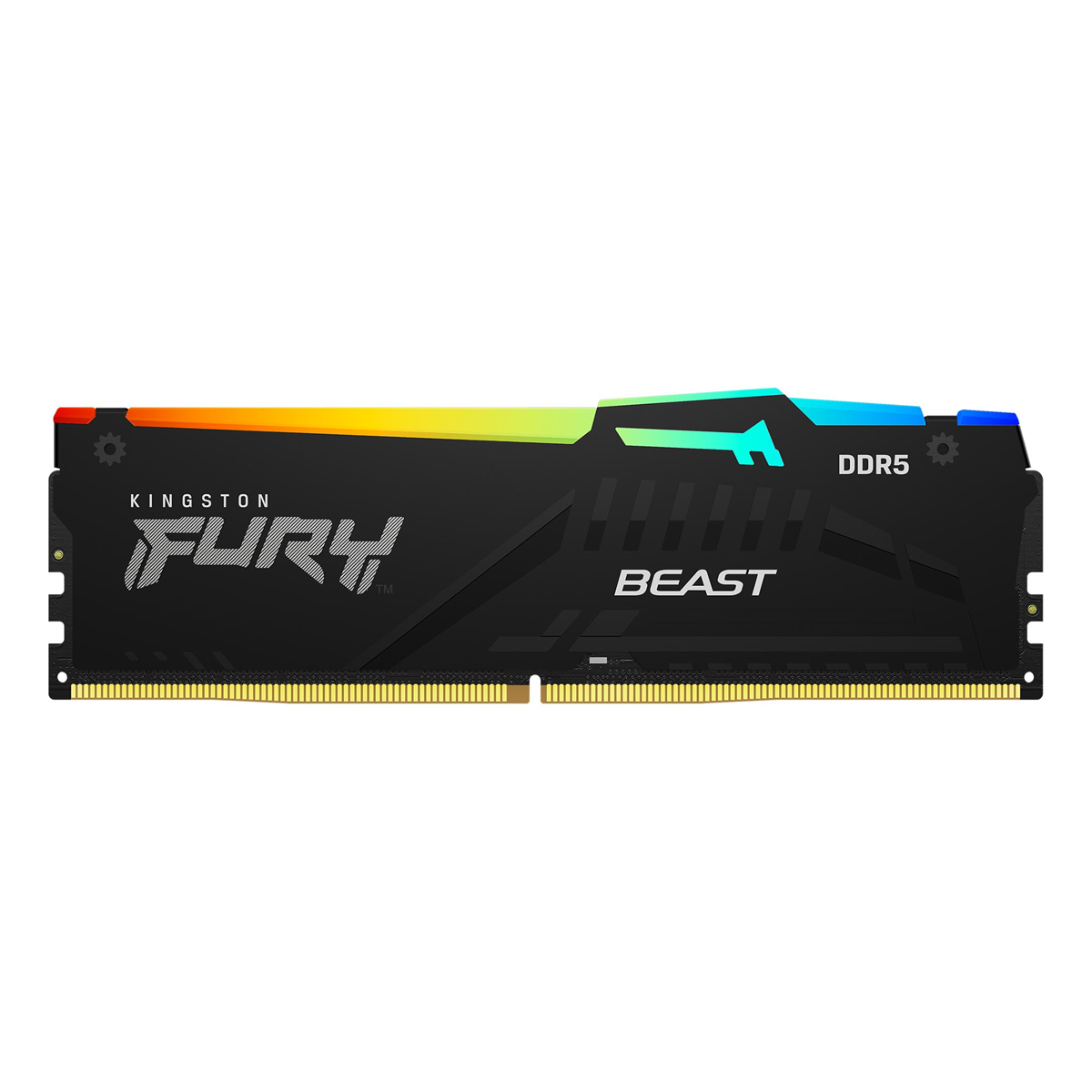 رم کامپیوتر DDR5 تک کاناله 5200 مگاهرتز CL40 کینگستون مدل FURY Beast RGB ظرفیت 8 گیگابایت رم کامپیوتر DDR5 تک کاناله 5200 مگاهرتز CL40 کینگستون مدل FURY Beast RGB ظرفیت 8 گیگابایت
