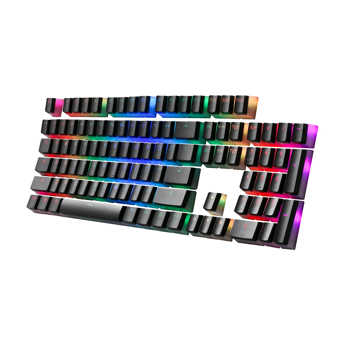 مجموعه کامل کلید کیبورد ردراگون مدل A130 Pudding -مشکی مجموعه کامل کلید کیبورد ردراگون مدل A130 Pudding -مشکی