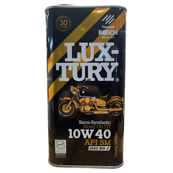 روغن موتور سیکلت پاسارگاد بوش مدل 10W40 SM حجم 1.3 لیتر روغن موتور سیکلت پاسارگاد بوش مدل 10W40 SM حجم 1.3 لیتر