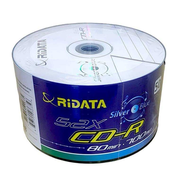 سی دی خام ری دیتا مدل سیلور Ridata cd-R بسته 50 عددی