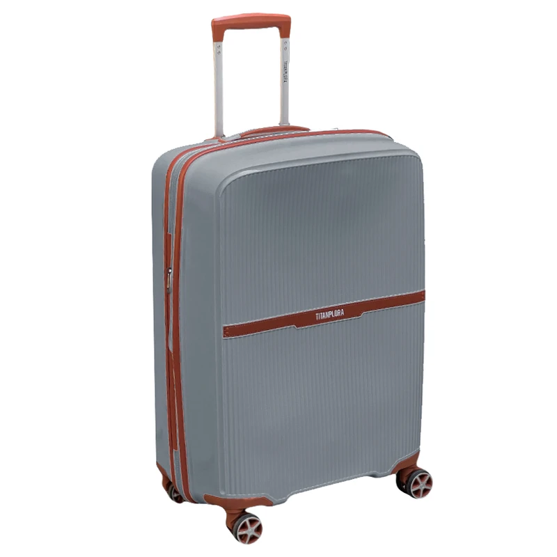 چمدان نشکن تیتان پلورا مدل TITANPLORA - TP6565L GO EXPERIENCE LARGE سایز بزرگ-صورتی
