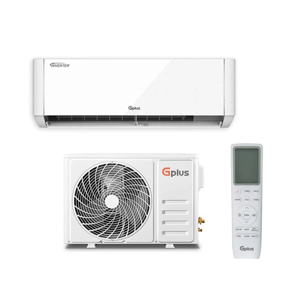 کولر گازی اینورتر جی پلاس 9 هزار مدل TV09TP1I