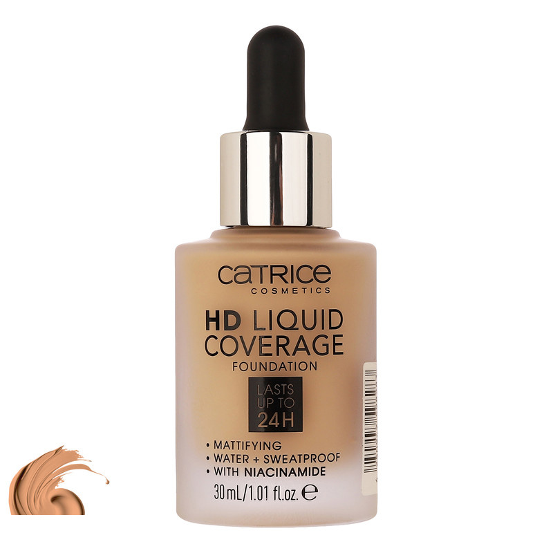 کرم پودر کاتریس مدل Liquid Coverage حجم 10 میلی لیتر