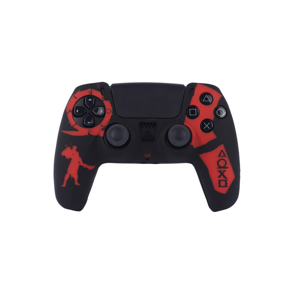 روکش دسته بازی PS5 مدل God Of War کد 1-مشکی قرمز روکش دسته بازی PS5 مدل God Of War کد 1-مشکی قرمز