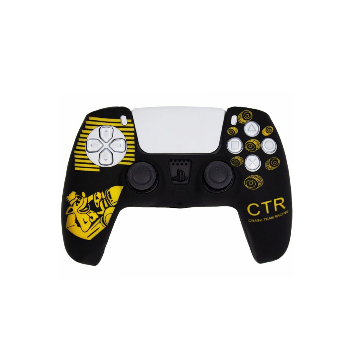 روکش دسته بازی PS5 مدل Crash Team Racing-مشکی زرد
