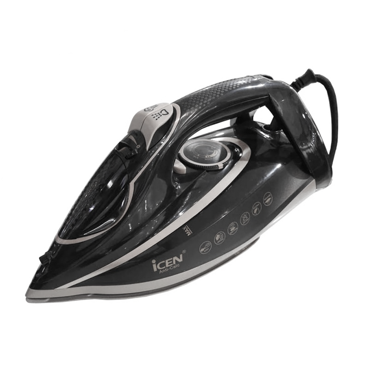 اتو بخار آیسن مدل IE-I158 -نقرهای اتو بخار آیسن مدل IE-I158 -نقرهای