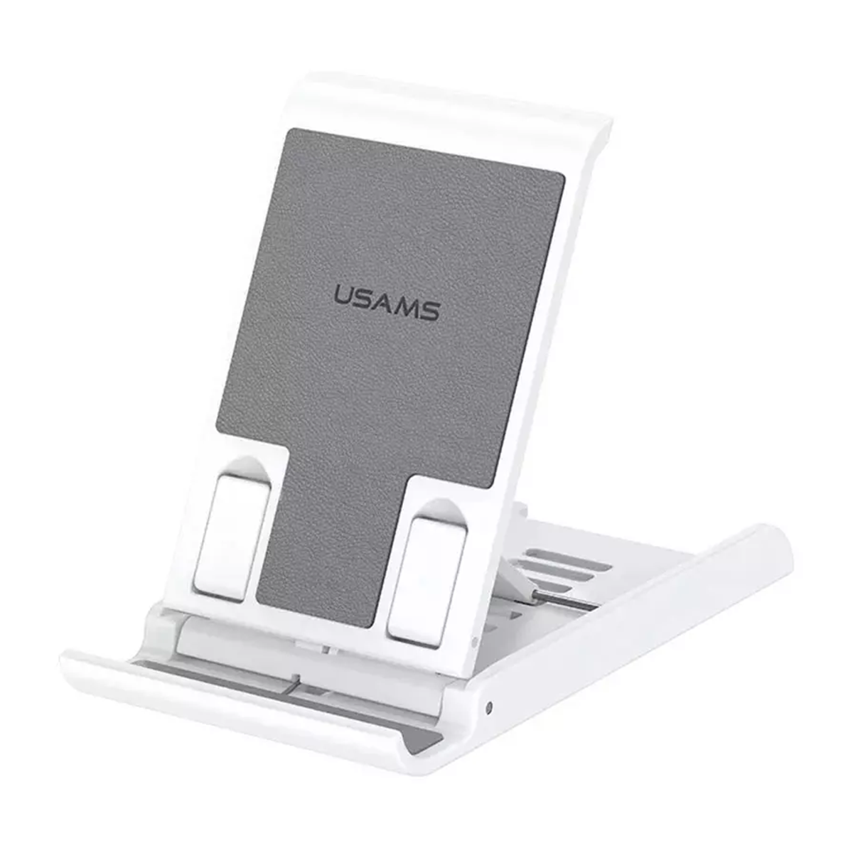 پایه نگهدارنده موبایل و تبلت یوسمز مدل US-ZJ073-سفید پایه نگهدارنده موبایل و تبلت یوسمز مدل US-ZJ073-سفید