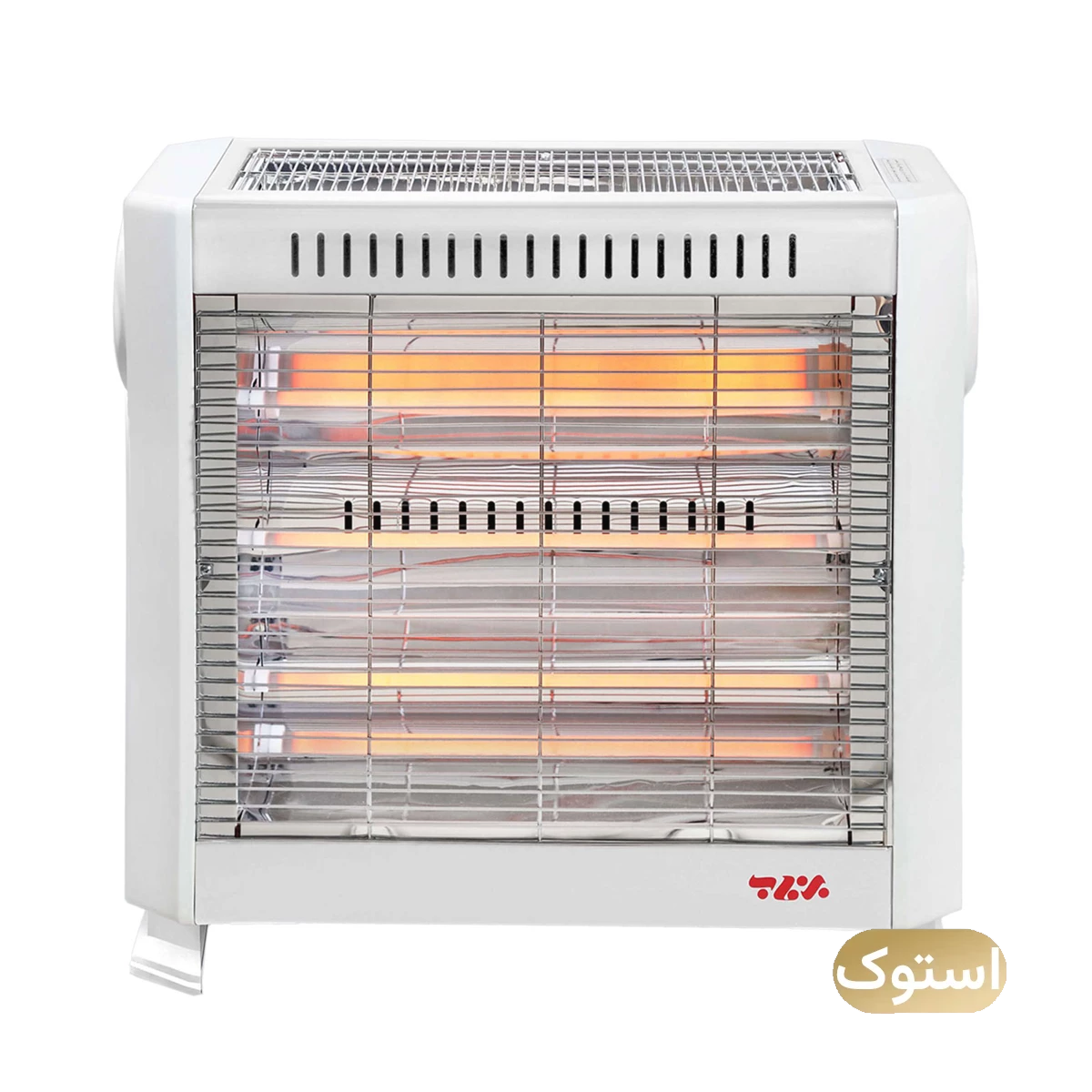  بخاری برقی فن دار استوک Open Box - برفاب مدل QH-2200 - سفید