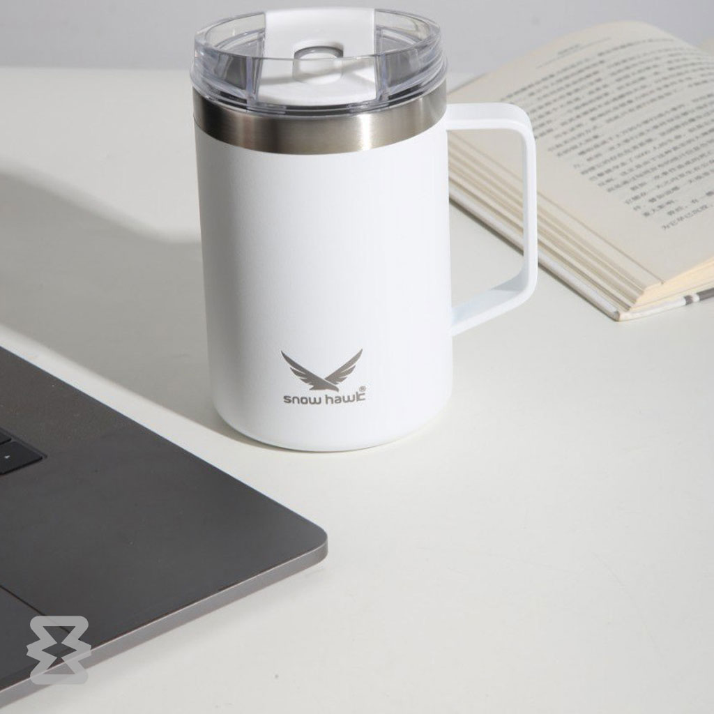 تراول ماگ دو جداره 480 میلی لیتر اسنوهاک مدل ANGEL کد SN-C6157