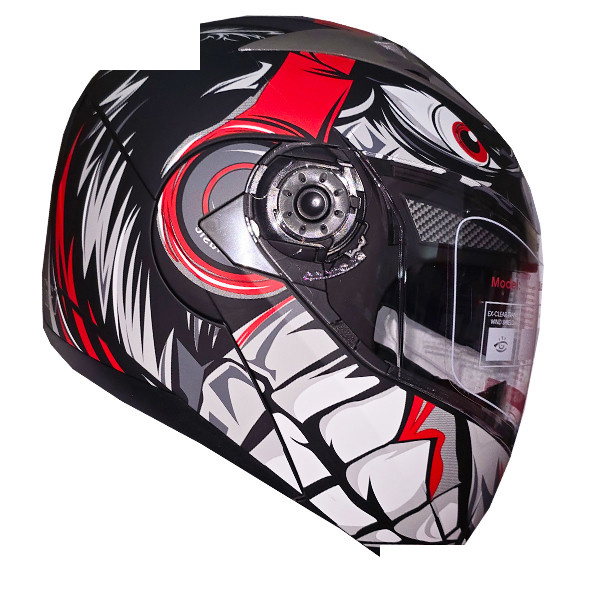 کلاه کاسکت دی ای وان مدل فک متحرک عینک دار کد DA_108