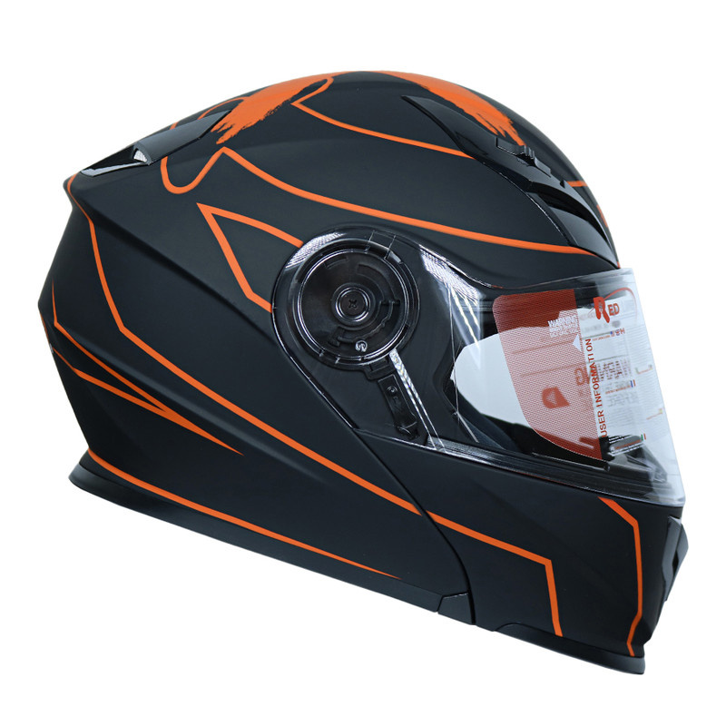 کلاه کاسکت فک متحرک ردلاین مدل 939 x orng lose کلاه کاسکت فک متحرک ردلاین مدل 939 x orng lose