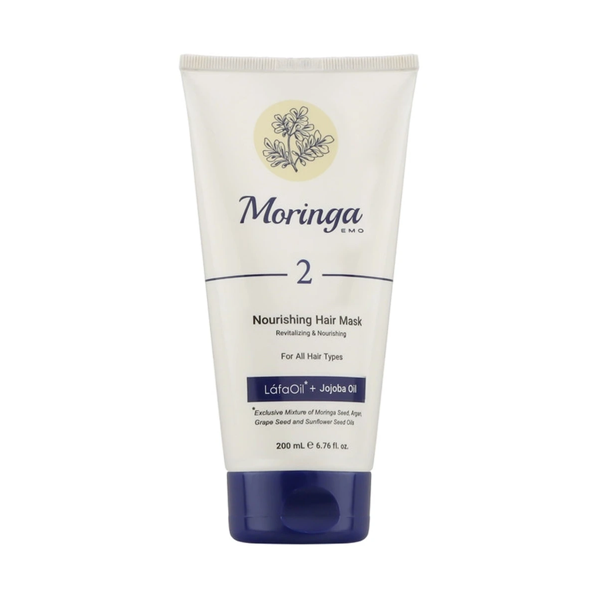 ماسک مو مورینگا امو مدل 2 مناسب انواع مو حجم 200 میلی لیتر