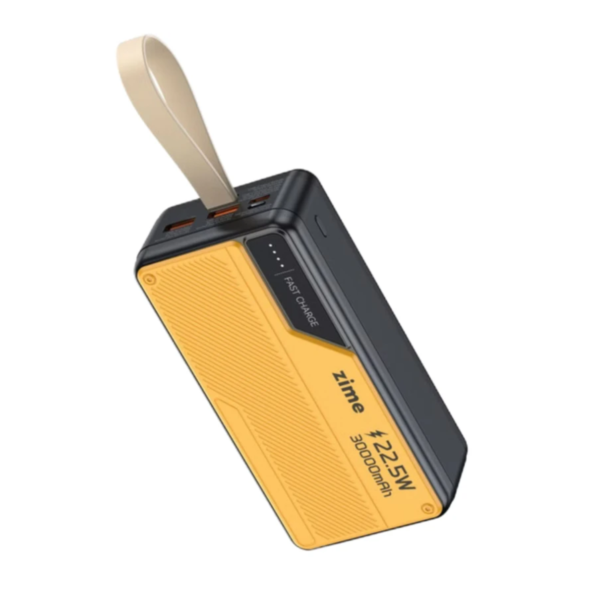 پاوربانک زیم مدل p10 ظرفیت 30000 میلی آمپر ساعت-زرد
