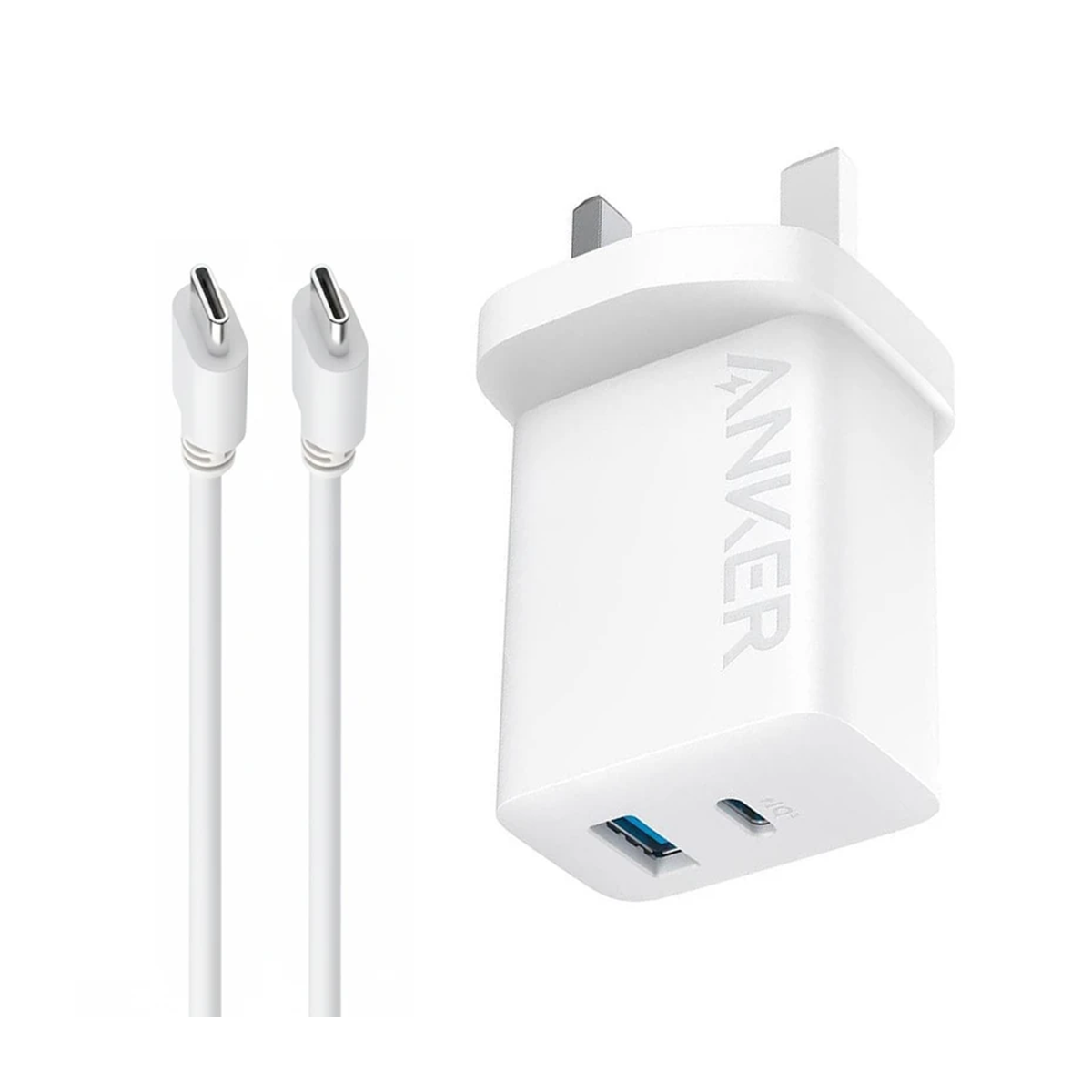 شارژر دیواری انکر مدل B2348 به همراه کابل USB-C به طول 1.5 متر 20 وات سه شاخه اروپا شارژر دیواری انکر مدل B2348 به همراه کابل USB-C به طول 1.5 متر 20 وات سه شاخه اروپا
