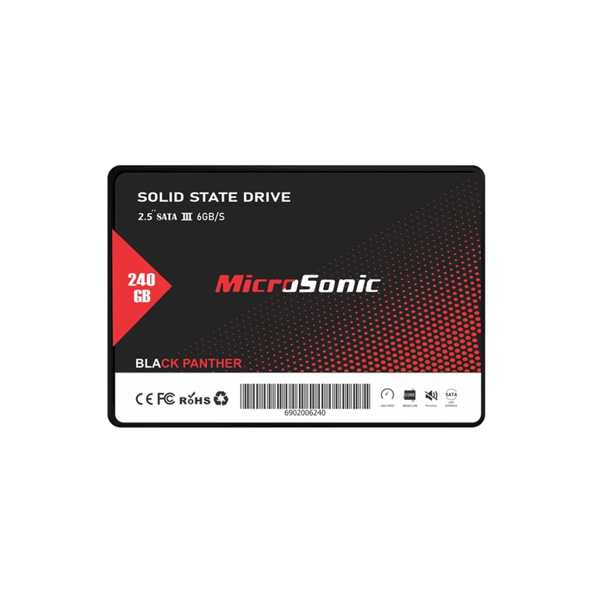 اس اس دی اینترنال SATA III میکروسونیک مدل PANTHER ظرفیت 240 گیگابایت-مشکی