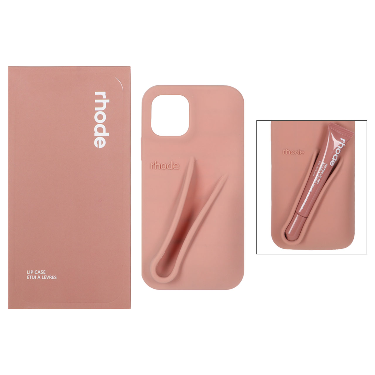 کاور گوشی سیلیکونی پاک کنی اپل iPhone 11 Pro مدل Lip Case rhode به همراه لیپ گلاس رود کاور گوشی سیلیکونی پاک کنی اپل iPhone 11 Pro مدل Lip Case rhode به همراه لیپ گلاس رود