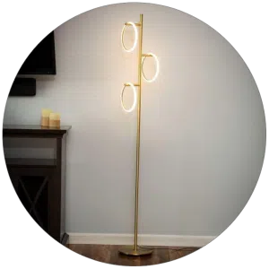 آباژور ایستاده طرح سه حلقه کد 00480