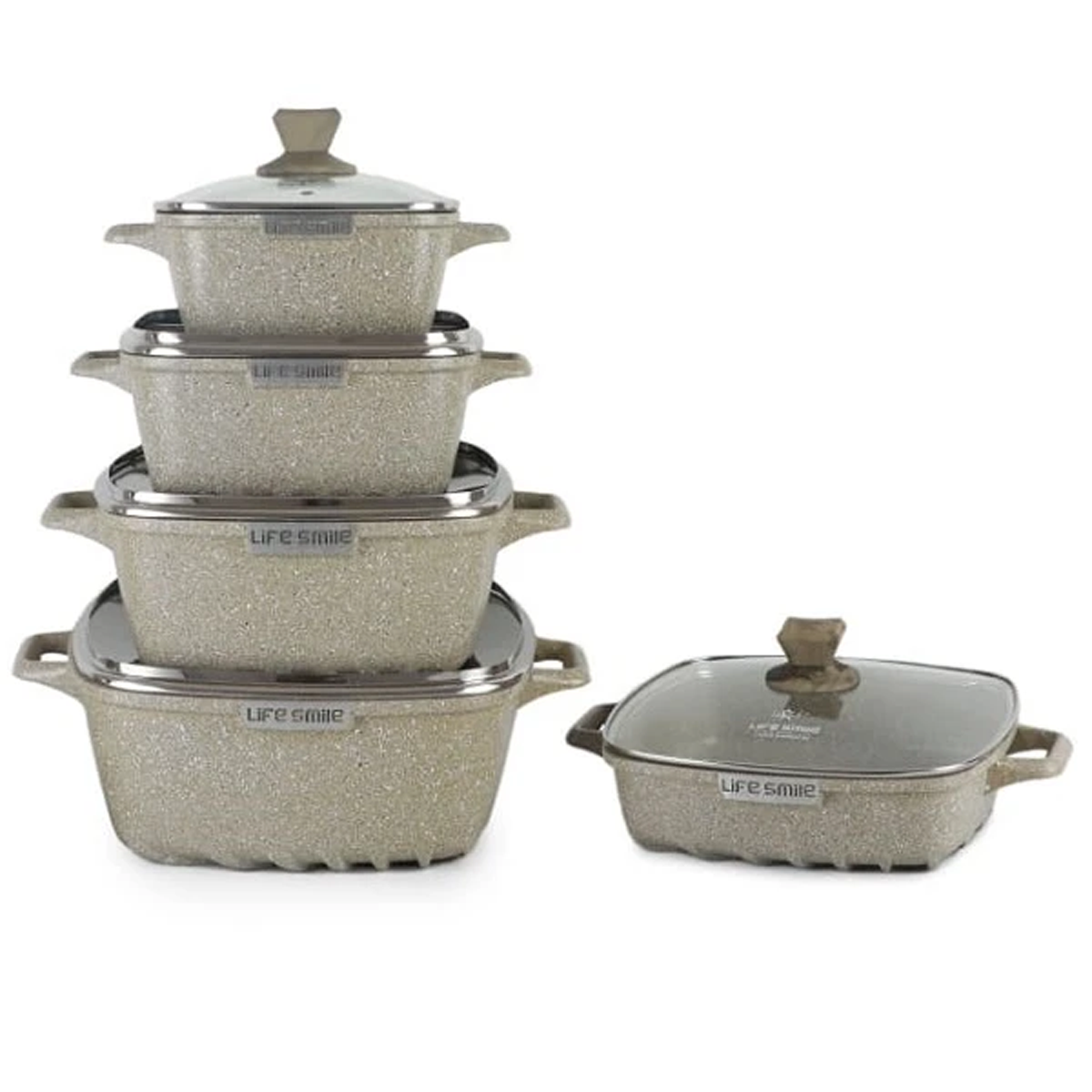 سرویس پخت و پز 10 پارچه لایف اسمایل مدل SPF-10