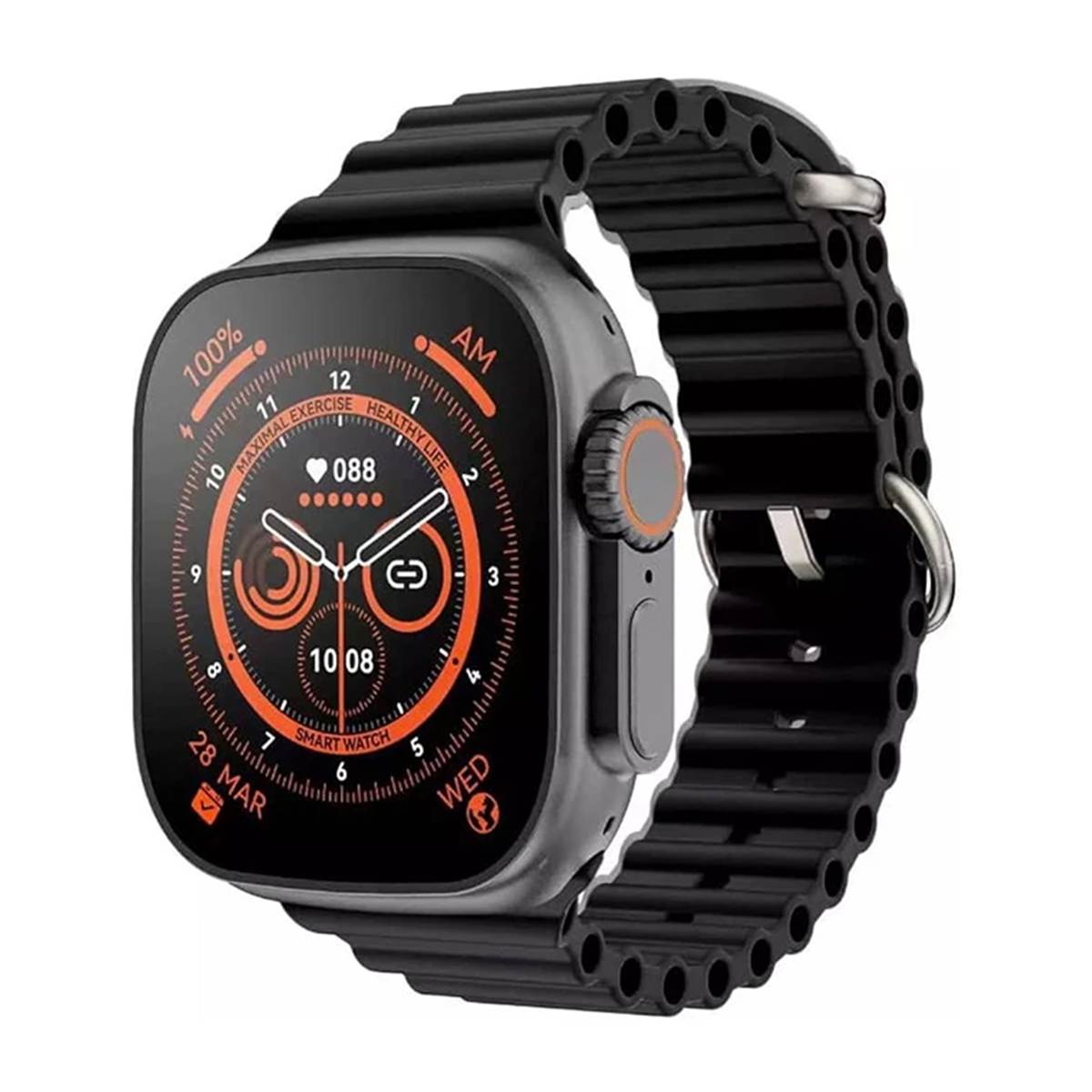 ساعت هوشمند هیسکا مدل Watch Ultra Pro-بدنه خاکستری بند خاکستری ساعت هوشمند هیسکا مدل Watch Ultra Pro-بدنه خاکستری بند خاکستری