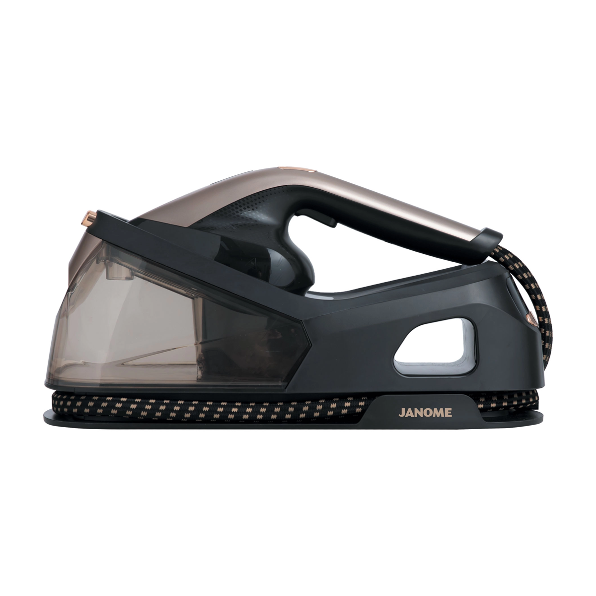 بخارگر مخزن دار ژانومه مدل GHB8650-مشکی طلایی