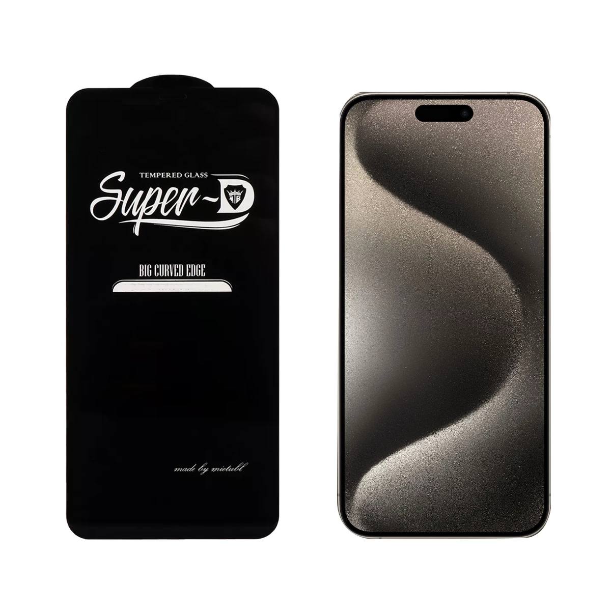 گلس گوشی اپل iPhone 15 Pro Max مدل Super D گلس گوشی اپل iPhone 15 Pro Max مدل Super D