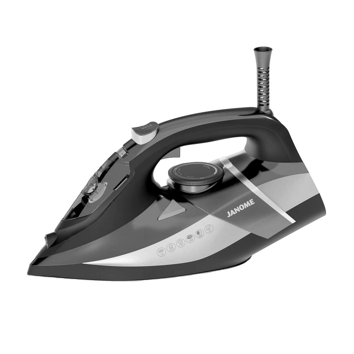 اتو بخار ژانومه مدل IM3240-مشکی نقره ای