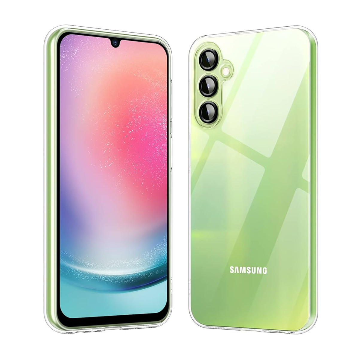 کاور گوشی سامسونگ گلکسی A24 مدل ژله ای شفاف کاور گوشی سامسونگ گلکسی A24 مدل ژله ای شفاف