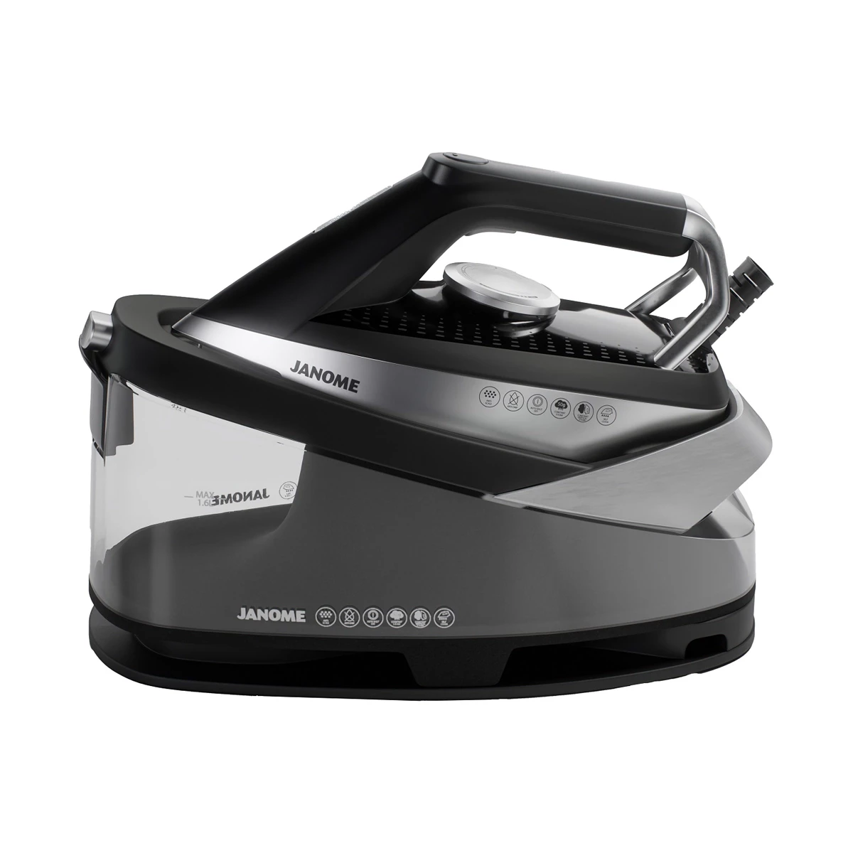 اتو مخزن دار ژانومه مدل SE1840 -مشکی نقره ای