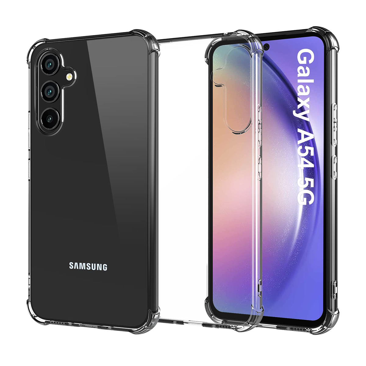 کاور گوشی سامسونگ گلکسی A54 مدل ژله ای شفاف کاور گوشی سامسونگ گلکسی A54 مدل ژله ای شفاف